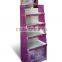 High Quality Corrugated Cardboard Shampoo Display Stand