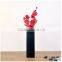 2016 factory matt square porcelain black vase from vietnam for table decor