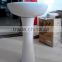 Z006 19 inch ceramic modern pedestal basin