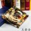 Wholesale glass plating crystal ashtray & Engagement Souvenirs plating crystal ashtray