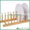 Bamboo plate holder