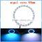 20 colors changing Epistar chips 5050 smd White PCB 90mm full circle DC12v led angel eyes china wholesale auto parts