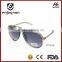 Italy design lady custom logo double-bridge sunglasses