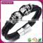 Innovative Products 2016 Skull Python Leather Bracelet