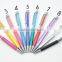 Your logo high quality crystal stylus pen for gift