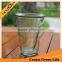 Original Design 500ml Green Crinkle Glass For Drinking