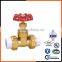 Double PPR union 20*20 brass gate valve