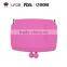 fashion silicone shopping bag / silicone woman handbag / silicone cosmetic bag coin bag for hot sale