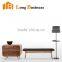 LB-AL5039 natural wood two drawers beside table