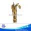Brass with Electroplating Golden Style Bathroom Basin Faucet