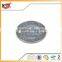 A/brass metal buckles and rivets brown paper hang tag for trade company