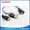 Mini USB 5pin Host OTG Cable with USB power Male Female for cell phone Tablet
