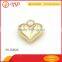 Custom regional feature and theme heart shape metal decoration