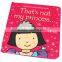 Children princess puzzle book, cardboard book printing