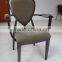Wholesale hotel banquet chair with armrest