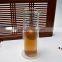 double wall borosilicate clear glass tea&water bottle