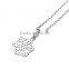 Christmas gift 925 sterling silver material snowflake necklaces