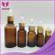 Factory supplier ejuice bottles 5ml to 50ml amber glass essential oil bottle with pipette
