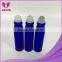 Aromatherapy Glass Roll on Bottles, cobalt blue Frosted Glass with black cap and plastic Roller Ball