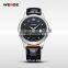 2014 WEIDE New Luxury Brand Quartz Watches Sports Dive Watch Clocks high quality men Leather Strap Watches Wristwatch
