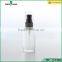 Customize cosmetic emulsion glass bottle 40ml lotion glass bottle with pump cap