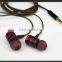 High quality super bass earphone , mobile earphone with mic