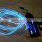 AAX2PCS Battery Clothing fabrics decorate "Polar light 2"2.3mm Single welt in center Orange EL WIRE