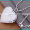 2016 New Fashion Jewelry Heart Locket Snake Chain Necklace,Opened Love Necklace