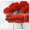 Wholesale High Quality Red Abstract Handmade Flower Oil Painting