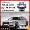 S8 body kits fit for AD A8 2015/2016year to S8 style update PP material with exhaust system