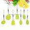 Fresh 7-Piece Nylon Kitchen Utensils With Stainless Steel Handle Of Cooking Utensils With FDA LFGB Certification