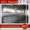 High efficiency rotary kiln for gold processing plant