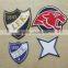 Factory Made Personalized Design 100% Embroidery Uniform Textile Patches With Self Adhensive Backside