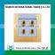 Electrical double Euro type switched socket for home hotel