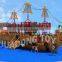 kindergarten playground equipment wooden slide toys pirate boat