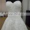 New Arrival Sexy Sweetheart Lace Bodice Wedding Dress With Lace Tail