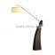 2017 hotel decorative flexible arm floor lamp with brown linen shade good for inn decor high end