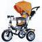 Cheap price Kids Pedal Tricycle Baby Tricycle with Cnopy,Steel Frame Baby Tricycle with 3 Wheels