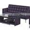 Brown color comfort leather office sofas