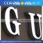 different styles metal plastic alphabet large 3d letters