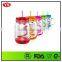 20 oz bpa free plastic double wall mason jar without handle