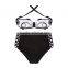 Gift Pinup Rockabilly Vintage High Waist Bikini Swimwear Swimsuits Polka Dot