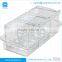 Acrylic Plastic Salt Sugar Pepper pot set with spoon