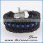 Strong weaves Top metal ajust shackle for paracord bracelet with Logo