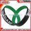 novelty printing rubber band Custom printing silicone wristbands
