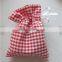 Large wholesale muslin bag shopping bag drawstring bag cotton bag