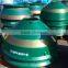 symons Sanvik high quality cone crusher spare parts concave and mantle spare parts for crusher machine shanghai china