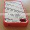 Big Sale White Blank 2D Sublimation TPU Silicone Rubber Phone Case for Iphone4S