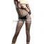 Off Shoulder Three-quarter Sleeves Footless Industrial Net sexy girl bodystocking