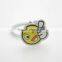 Custom cheap acrylic keychains plastic charm